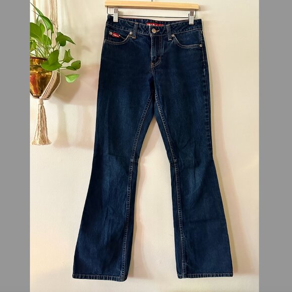 Dish Y2K low rise split flare jeans - sz 27 - Picture 1 of 5